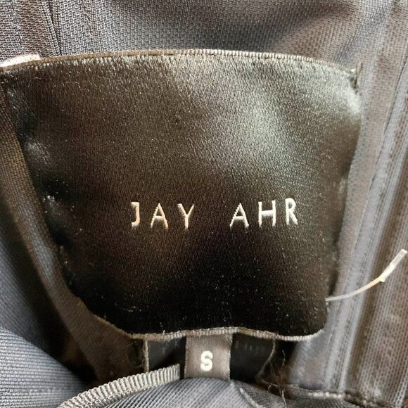 Jay Ahr black strapless chain trim babydoll dress - Picture 5 of 11